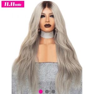 Synthetic ombré wig